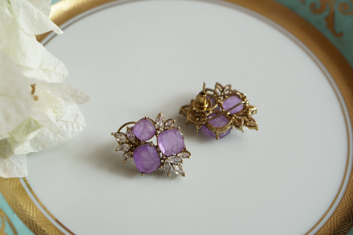 Polki Studs (1-5594)(B)