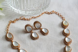 Mother of Pearl Necklace Set (4-9495)(SR)