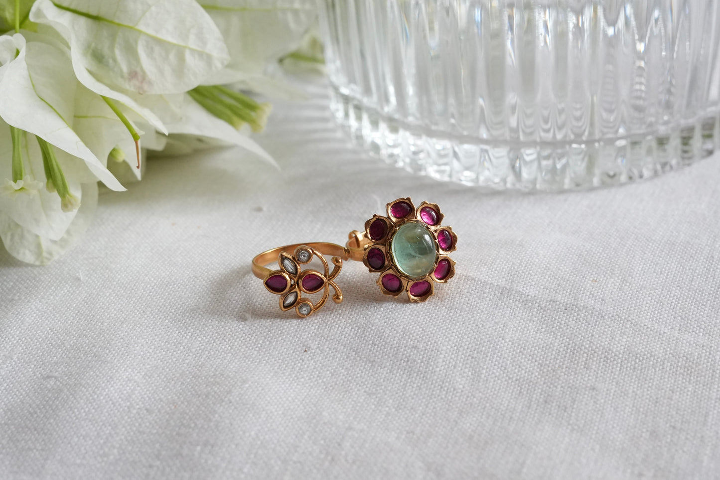 Polki Two Ring (6-380)(SR)