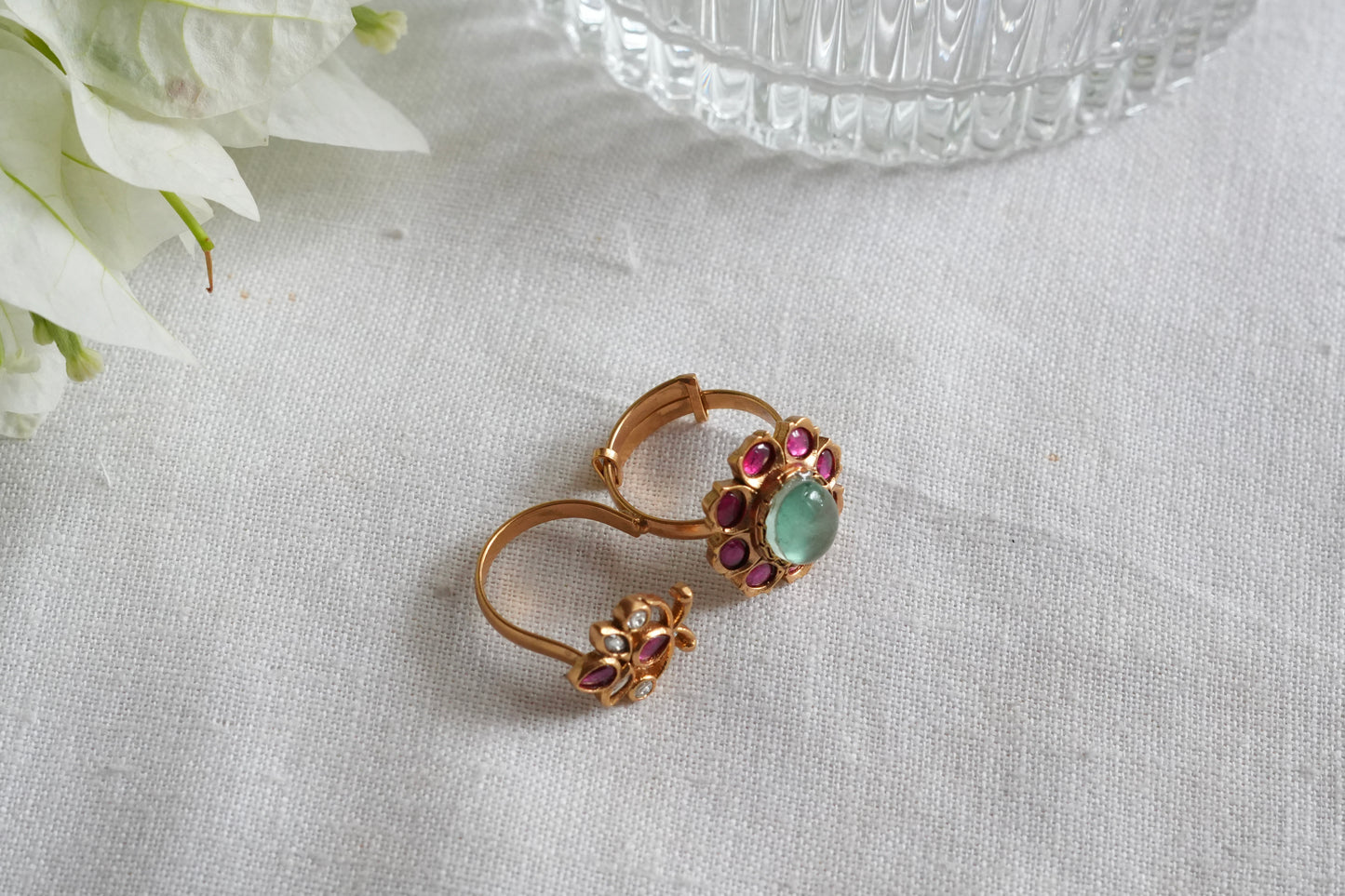 Polki Two Ring (6-380)(SR)