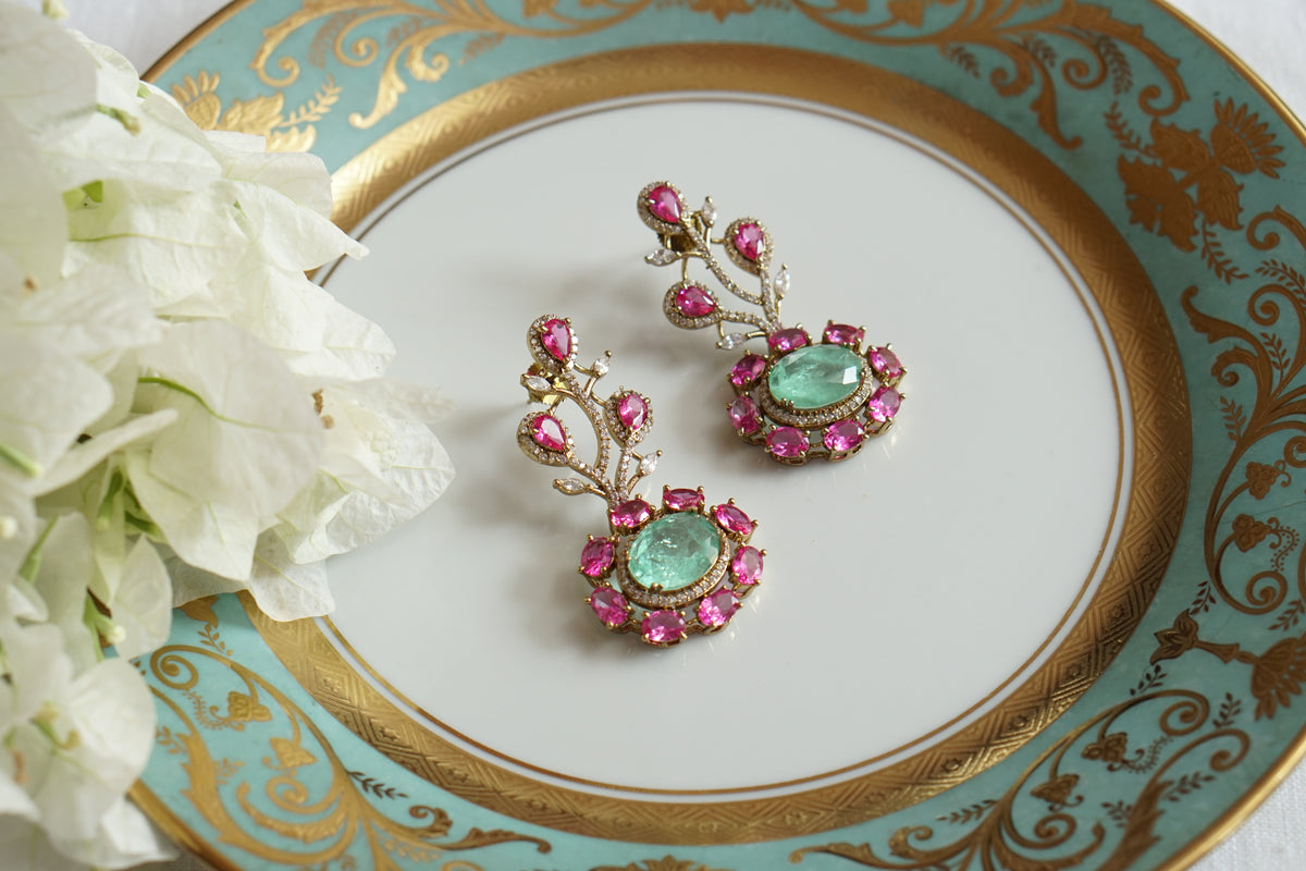 Polki Earrings (1-5604)(B)