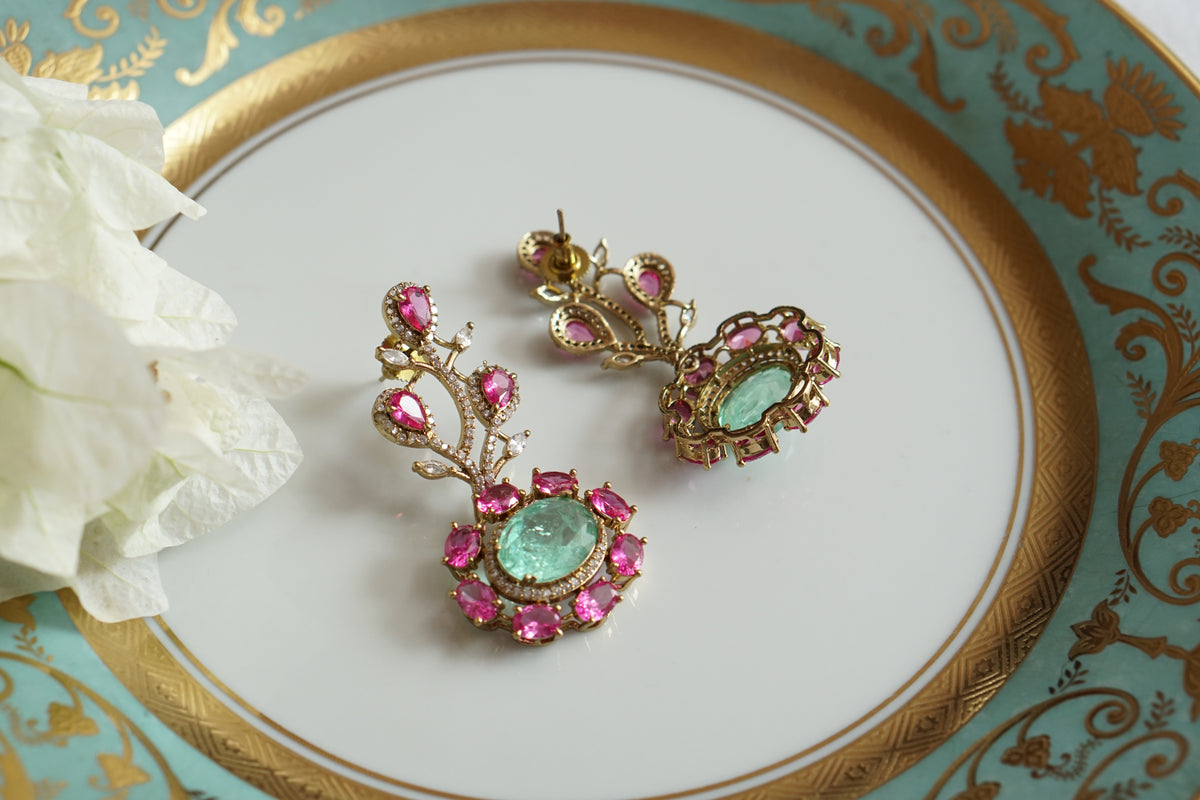 Polki Earrings (1-5604)(B)