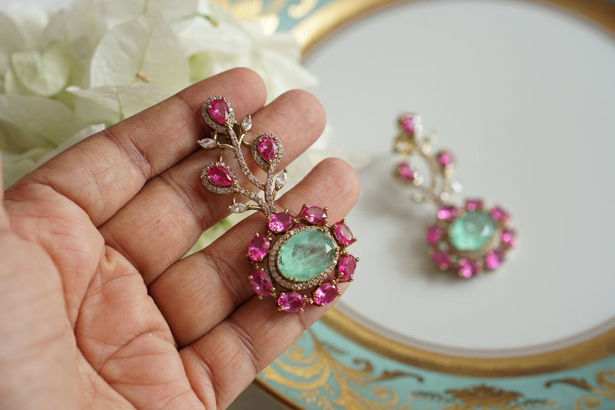 Polki Earrings (1-5604)(B)