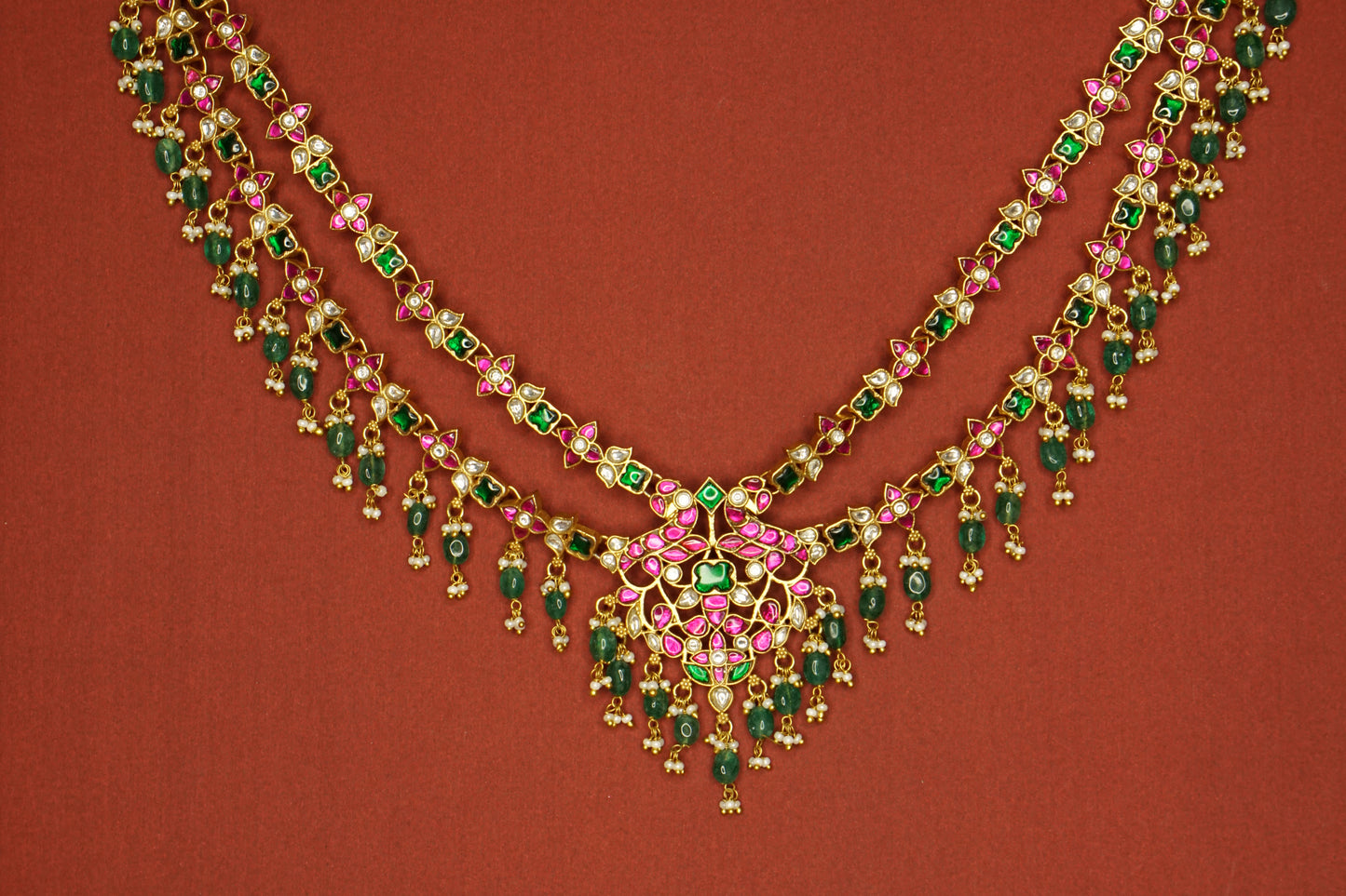 Kundan Necklace (4-9435)(K)