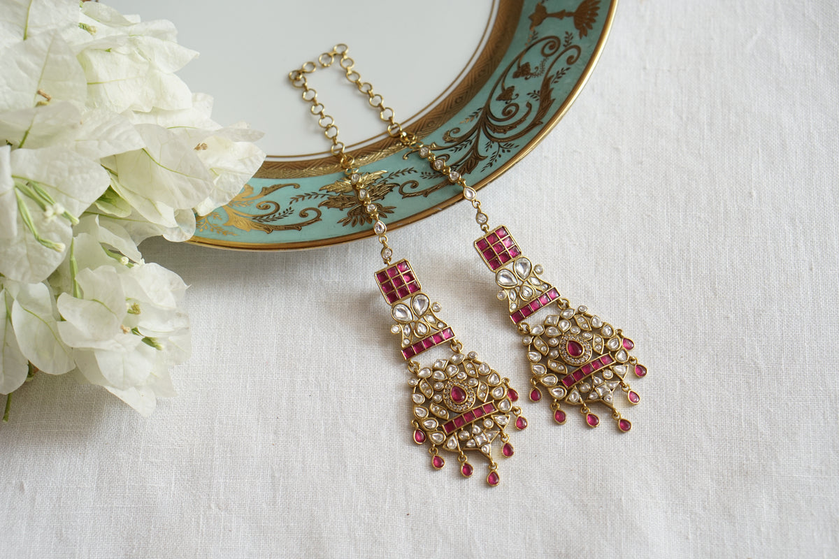 Polki Earrings (1-5606)(B)