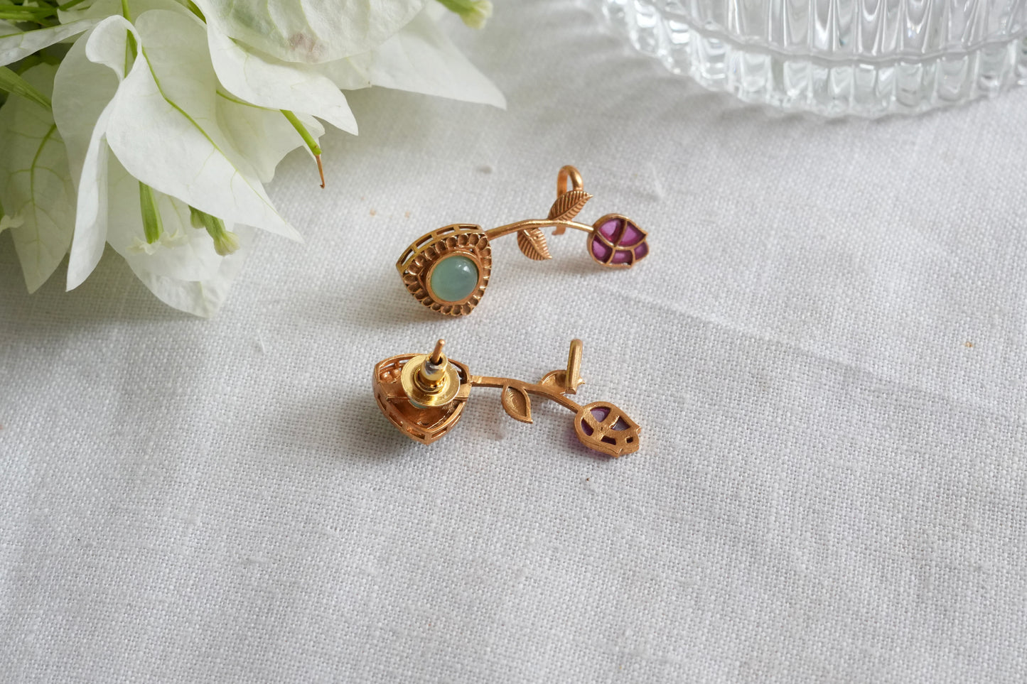 Polki earcuff earrings(1-5458)(SR)