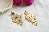 Kundan fish earring (1-4031)