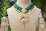 Kundan Necklace Set (4-9732)(R)