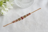 Multistone kundan bracelet (3-516)(SR)
