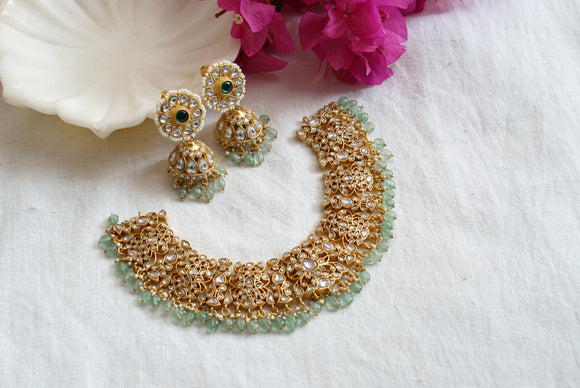 Kundan  Necklace set(4-7680)(K)