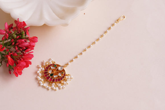 Kundan Maangtikka (5-1525)(R)(PREORDER)