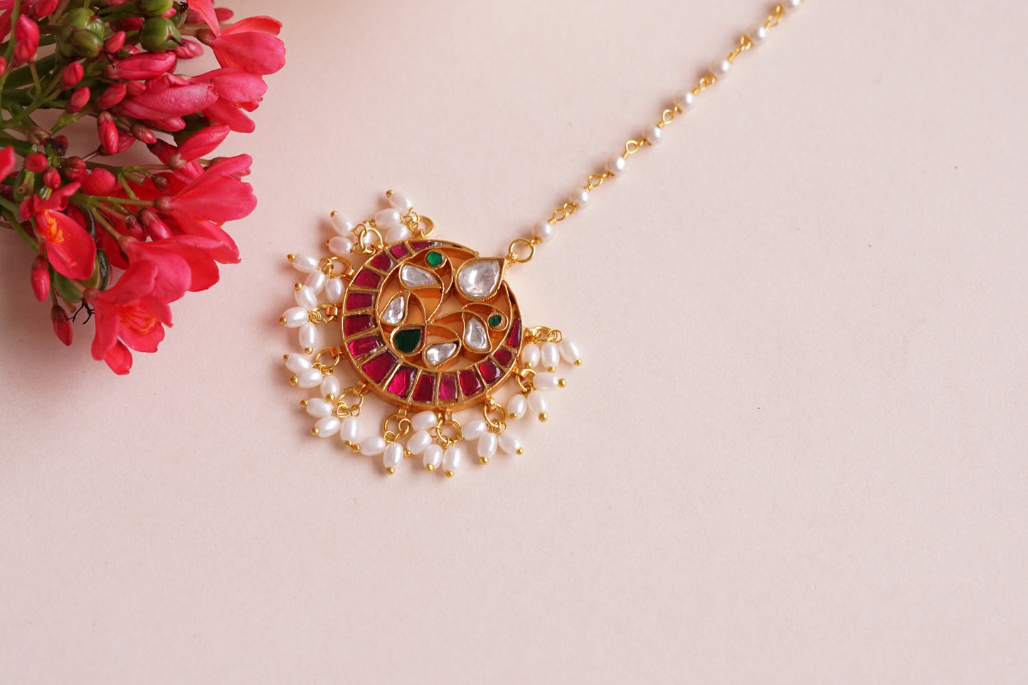 Kundan Maangtikka (5-1525)(R)(PREORDER)