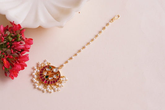 Kundan Maangtikka (5-1525)(R)(PREORDER)