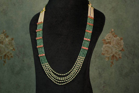 Kundan Necklace (4-8850)(K) - JEWELSTYLE