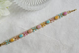 Multi Stone Ad Bracelet (3-495)(L)