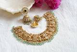 Kundan  Necklace set(4-7680)(K)