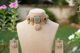 Polki Choker Set (4-9735)(B)