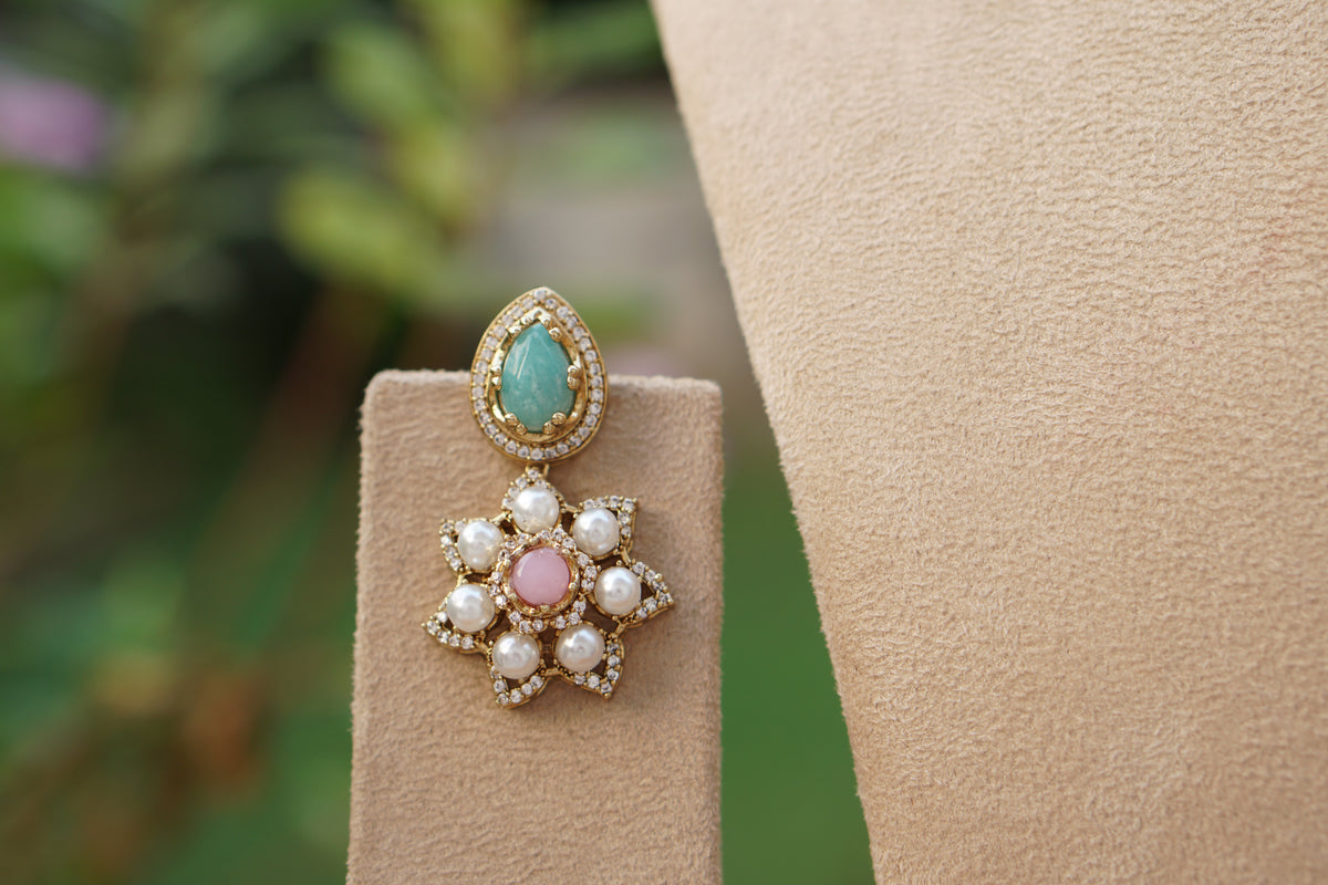 Polki Choker Set (4-9735)(B)