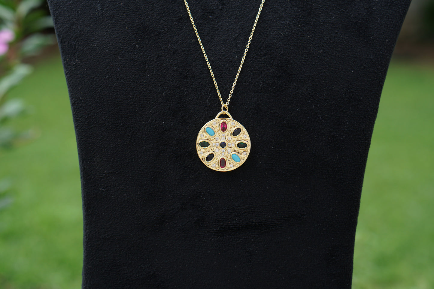 Golden stone Pendant (4-9437)