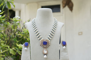 Polki Necklace set (4-7993)(B)