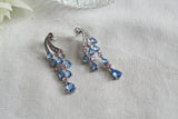 Blue stone earrings(1-5461)(L)