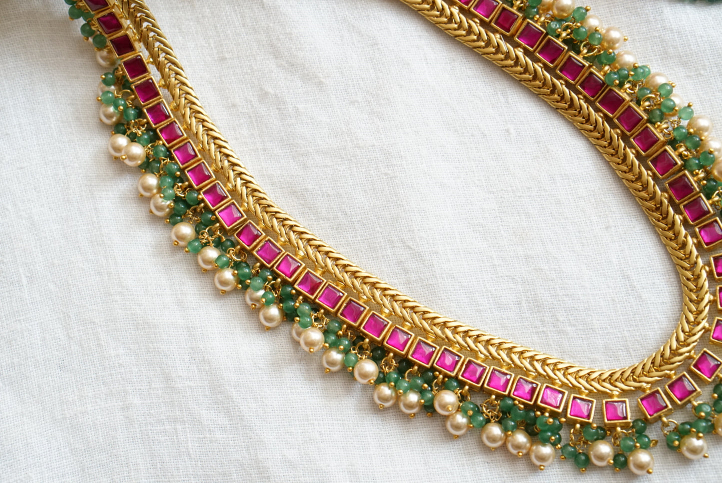 Kundan  Necklace (4-7679)(K)(PREORDER) - JEWELSTYLE