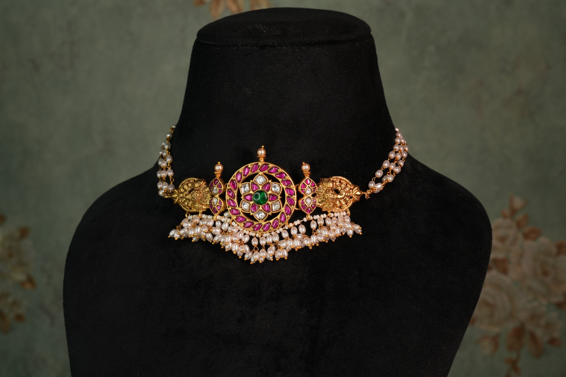 Kundan Choker (4-8852)(K) - JEWELSTYLE