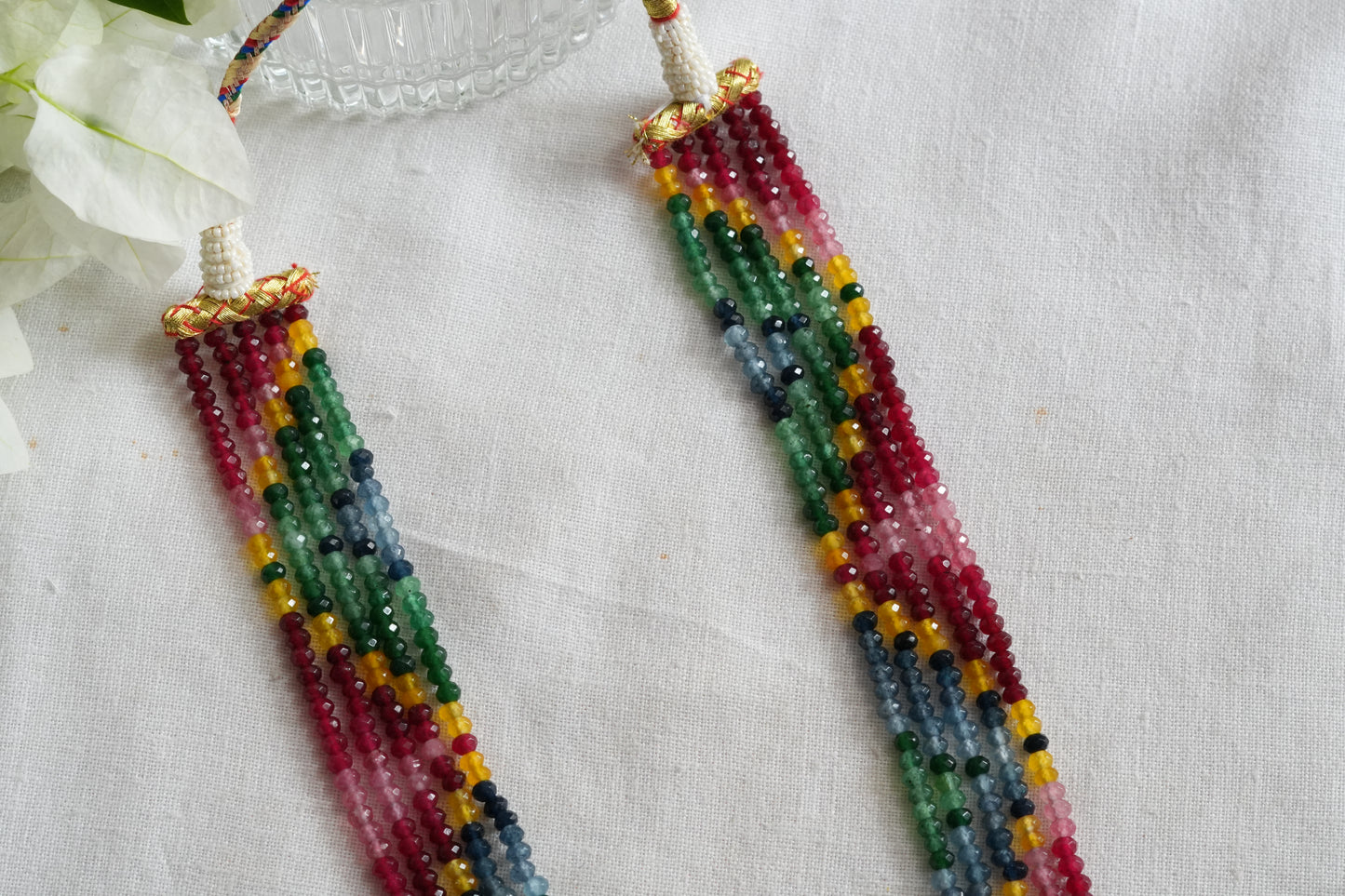 Multicolour Beads Necklace (4-9502)