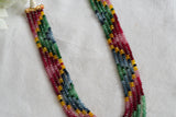 Multicolour Beads Necklace (4-9502)