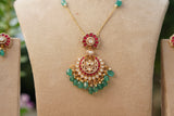 Polki Pendant Set (4-9741)(B)