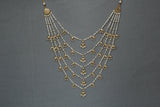 Kundan 5 line Ranihaar necklace (4-6661)(S)(PREORDER)