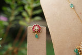 Polki Pendant Set (4-9741)(B)