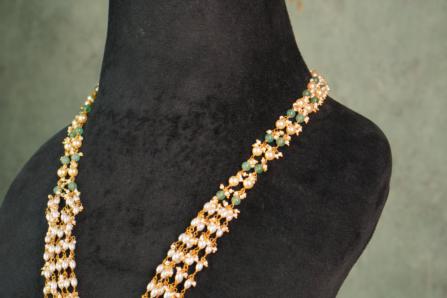 Kundan Necklace (4-8856)(K) - JEWELSTYLE