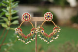 Kundan Earrings (1-5610)(R)