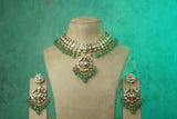 Kundan Necklace Set (4-9772)(B)