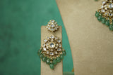 Kundan Necklace Set (4-9772)(B)