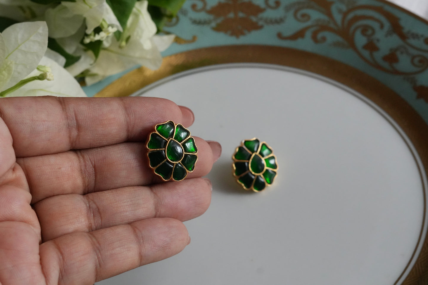 Green studs(1-5459)(K)