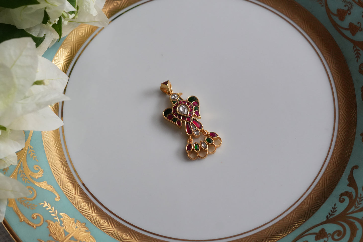 Kundan Pendant (4-9497)(K)