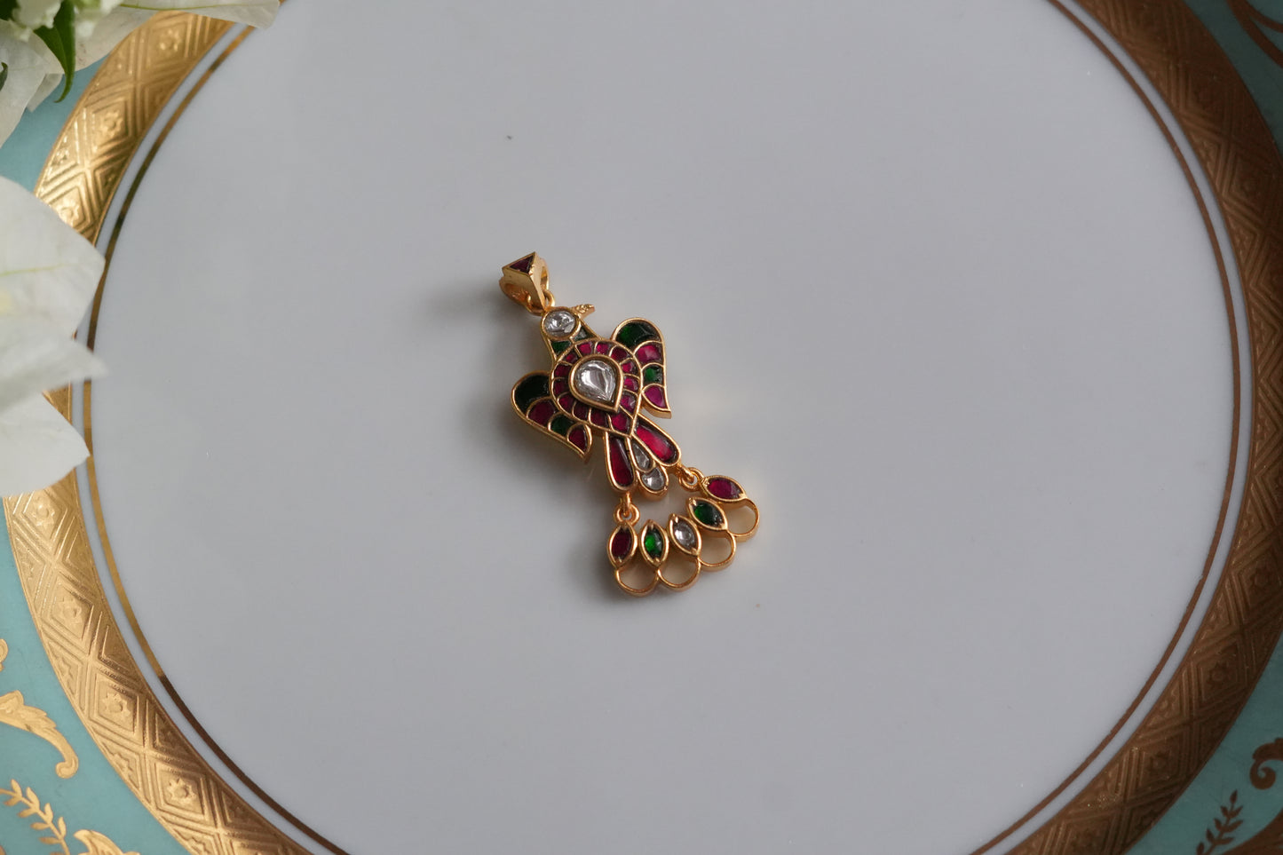 Kundan Pendant (4-9497)(K)