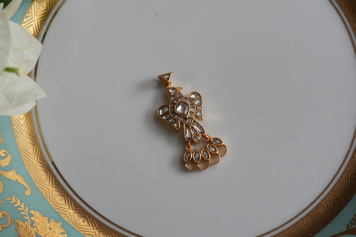 Kundan Pendant (4-9498)(K)