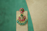 Kundan Necklace Set (4-9767)(B)