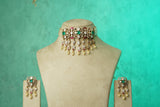 Polki choker Set (4-9766)(B)