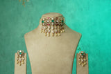 Polki choker Set (4-9766)(B)