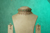 Polki choker Set (4-9765)(B)