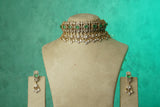 Polki choker Set (4-9765)(B)