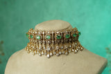 Polki choker Set (4-9765)(B)