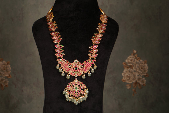 Kundan Long Necklace (4-8353)(K)(CLEARANCE SALE PIECE)