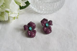 Pink ad earrings(1-5431)(EX)