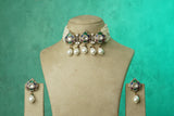 Polki choker Set (4-9764)(B)