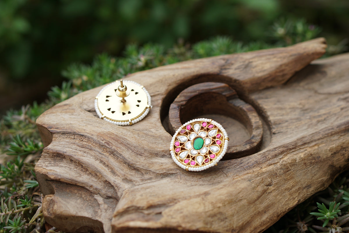 Kundan Studs (1-5401)(R)